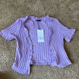 Zara Purple Cardigan